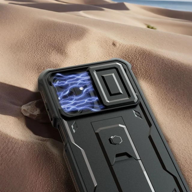 Чохол Tech-Protect Kevlar Cam+ для Samsung Galaxy A17 (A175-A176) Black (5906302333004)