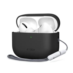 Чохол для навушників Tech-Protect Silicone для AirPods Pro 3 Black (5906302333028)