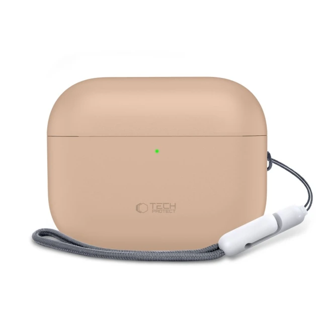 Чохол для навушників Tech-Protect Silicone для AirPods Pro 3 Caffe Latte (5906302333035)
