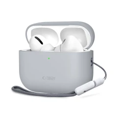 Чохол для навушників Tech-Protect Silicone для AirPods Pro 3 Crayon Grey (5906302333059)