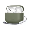 Чохол для навушників Tech-Protect Silicone для AirPods Pro 3 Olive Green (5906302333073)