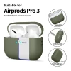 Чохол для навушників Tech-Protect Silicone для AirPods Pro 3 Olive Green (5906302333073)