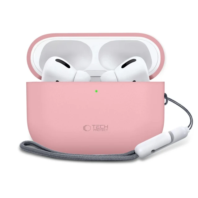Чохол для навушників Tech-Protect Silicone для AirPods Pro 3 Dusty Pink (5906302333080)
