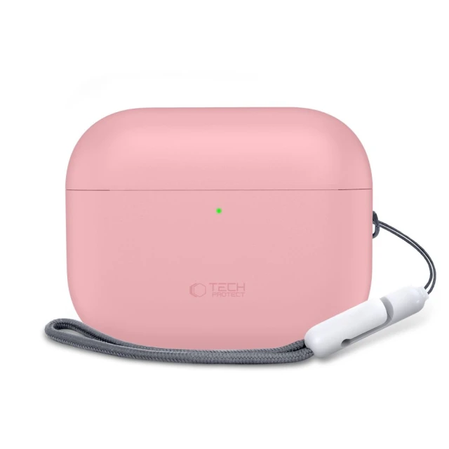 Чохол для навушників Tech-Protect Silicone для AirPods Pro 3 Dusty Pink (5906302333080)