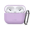 Чехол Tech-Protect Silicone Hook для AirPods Pro 3 Lavender (5906302333103)