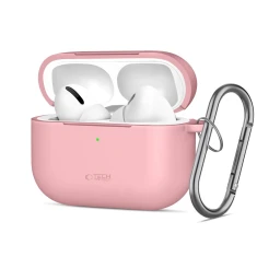 Чехол Tech-Protect Silicone Hook для AirPods Pro 3 Dusty Pink (5906302333127)
