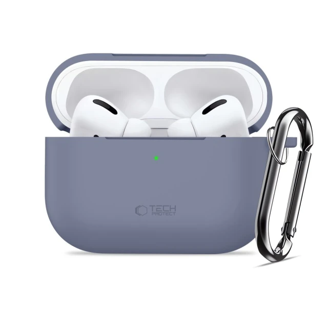 Чохол Tech-Protect Silicone Hook для AirPods Pro 3 Baby Blue (5906302333134)