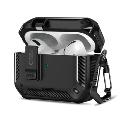 Чехол Tech-Protect Carbonox для AirPods Pro 3 Black with MagSafe (5906302333172)