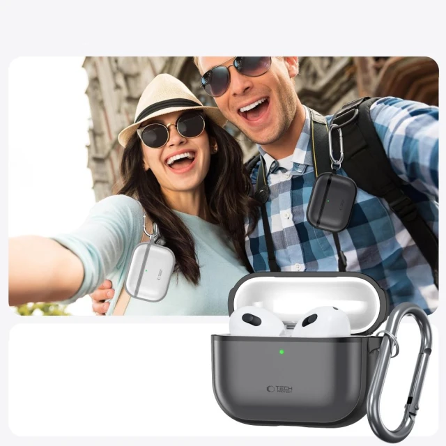 Чехол для наушников Tech-Protect MagMat для AirPods Pro 3 Matte Black (5906302333196)