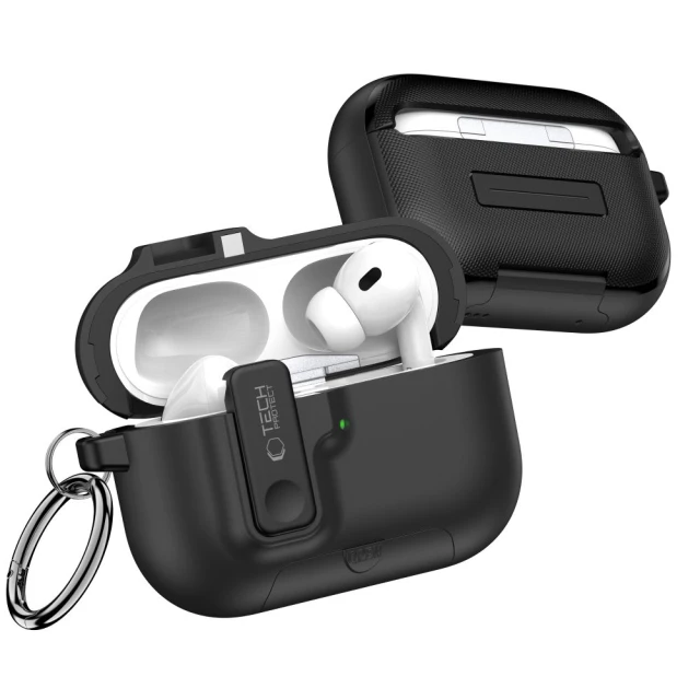 Чехол Tech-Protect Slim Hook для AirPods Pro 3 Black (5906302333288)