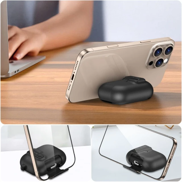 Чехол Tech-Protect Slim Hook для AirPods Pro 3 Black (5906302333288)