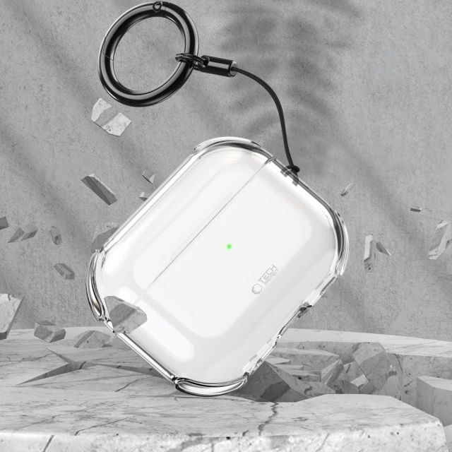 Чохол для навушників Tech-Protect Bounce для AirPods Pro 3 Clear (5906302333301)