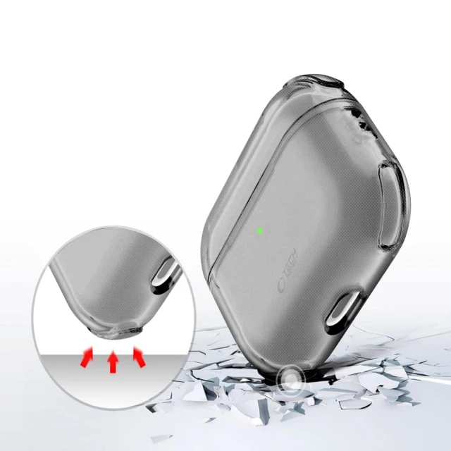 Чохол для навушників Tech-Protect Bounce для AirPods Pro 3 Ash (5906302333318)