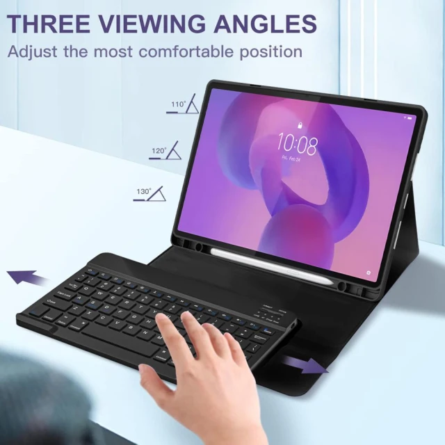 Чохол-клавіатура Tech-Protect SC Pen + Keyboard для Lenovo Idea Tab Pro 12.7 Black (5906302333400)