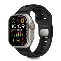 Ремінець Tech-Protect Iconband Line для Apple Watch Ultra 3/2/1 49 mm | Series 11/10 46 mm | Series 9/8/7/6/5/4/SE 45 mm | 44 mm Black (5906302333455)