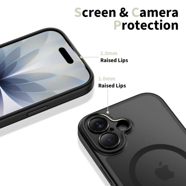 Чехол Tech-Protect MagPeak CC для iPhone 17 Matte Black with MagSafe (5906302333547)