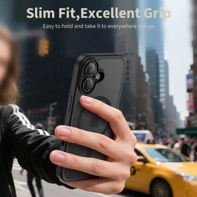 Чехол Tech-Protect MagPeak CC для iPhone 17 Matte Black with MagSafe (5906302333547)