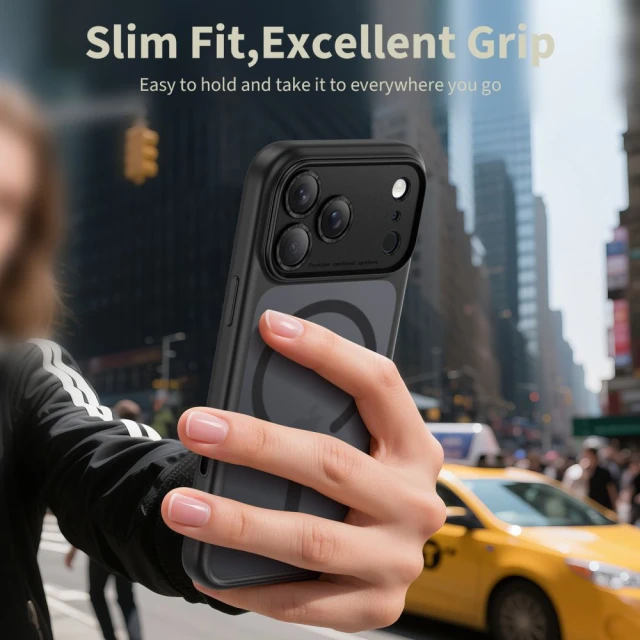 Чохол Tech-Protect MagPeak CC для iPhone 17 Pro Max Matte Black with MagSafe (5906302333561)