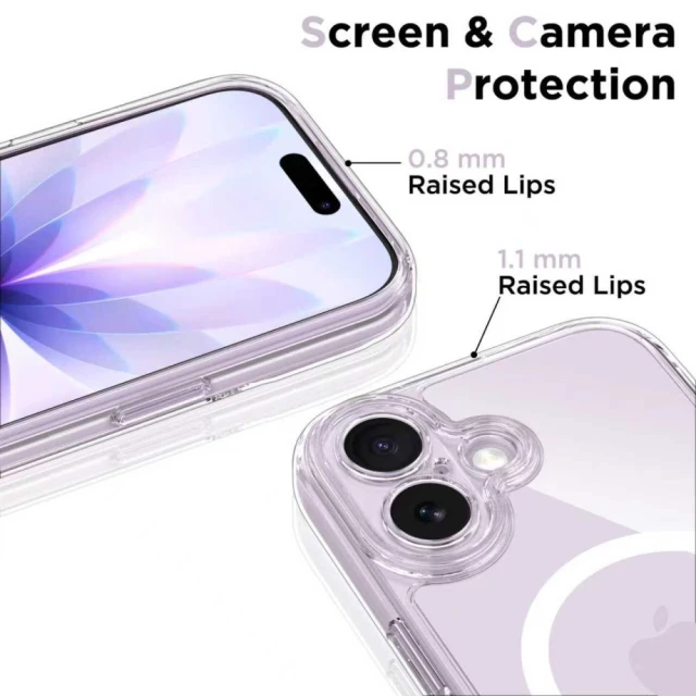 Чохол Tech-Protect MagPeak CC для iPhone 17 Clear with MagSafe (5906302333578)