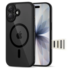 Чохол Tech-Protect MagPeak CC для iPhone 17 Black Clear with MagSafe (5906302333608)