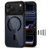 Чохол Tech-Protect MagPeak CC для iPhone 17 Pro Black Clear with MagSafe (5906302333615)