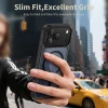 Чохол Tech-Protect MagPeak CC для iPhone 17 Pro Max Black Clear with MagSafe (5906302333622)