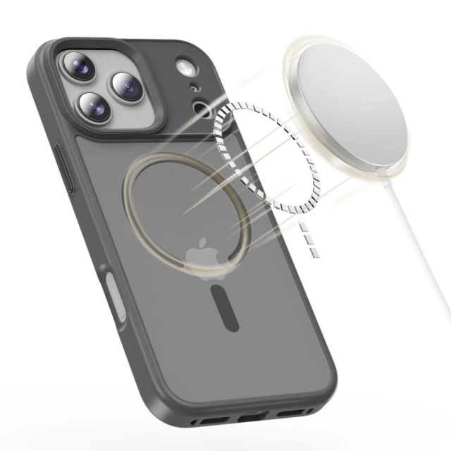 Чехол Tech-Protect MagMat для iPhone 17 Pro Matte Crayon Grey with MagSafe (5906302333639)