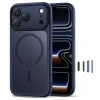 Чохол Tech-Protect MagPeak CC для iPhone 17 Pro Max Matte Deep Blue with MagSafe (5906302333806)