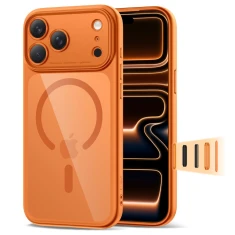 Чохол Tech-Protect MagPeak CC для iPhone 17 Pro Cosmic Orange Clear with MagSafe (5906302333813)