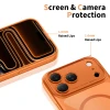 Чехол Tech-Protect MagPeak CC для iPhone 17 Pro Cosmic Orange Clear with MagSafe (5906302333813)