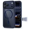 Чохол Tech-Protect MagPeak CC для iPhone 17 Pro Deep Blue Clear with MagSafe (5906302333837)