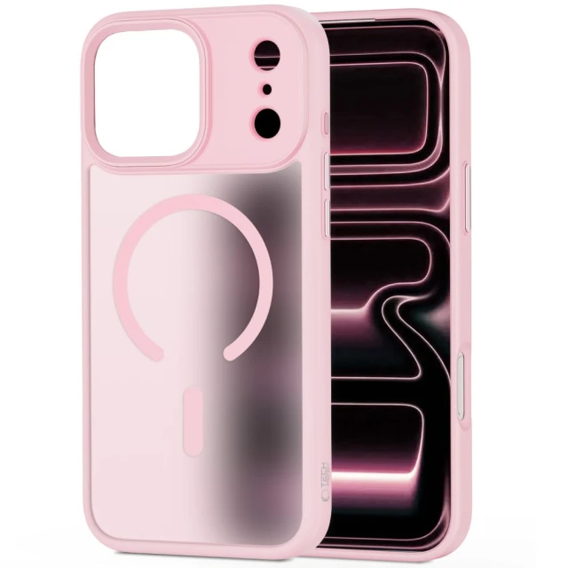 Чохол Tech-Protect MagMat для iPhone 17 Pro Matte Pink with MagSafe (5906302333899)