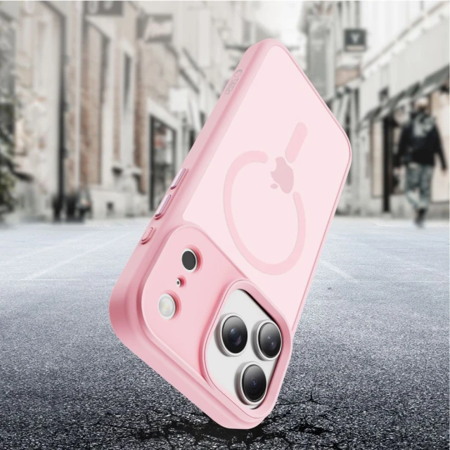 Чохол Tech-Protect MagMat для iPhone 17 Pro Matte Pink with MagSafe (5906302333899)