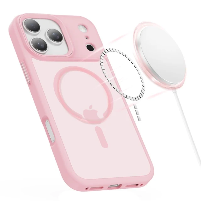 Чохол Tech-Protect MagMat для iPhone 17 Pro Max Matte Pink with MagSafe (5906302333905)