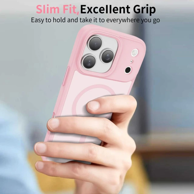 Чохол Tech-Protect MagMat для iPhone 17 Pro Max Matte Pink with MagSafe (5906302333905)