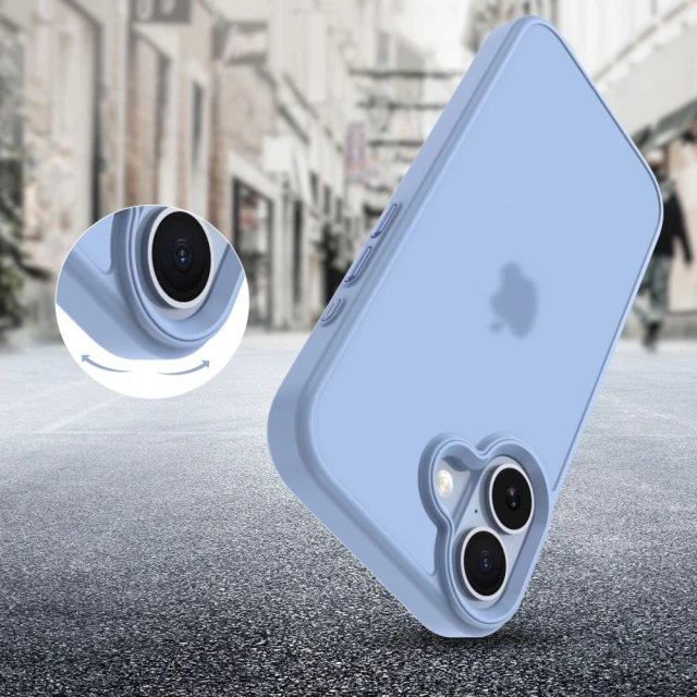 Чохол Tech-Protect MagMat для iPhone 17 Matte Mist Blue (5906302333936)