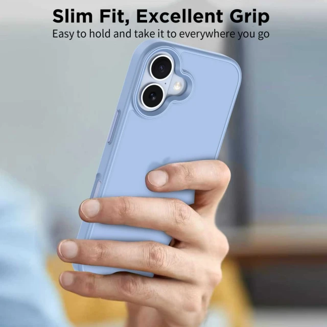 Чохол Tech-Protect MagMat для iPhone 17 Matte Mist Blue (5906302333936)