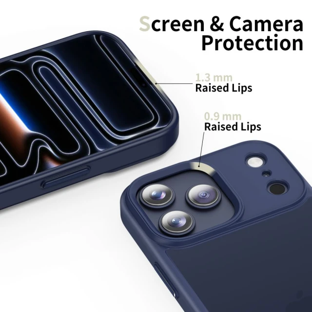 Чехол Tech-Protect MagMat для iPhone 17 Pro Max Matte Deep Blue (5906302334001)