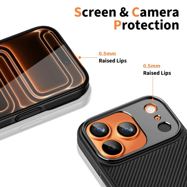 Чохол Tech-Protect Kevlar Aramid для iPhone 17 Pro Max Black with MagSafe (5906302334018)