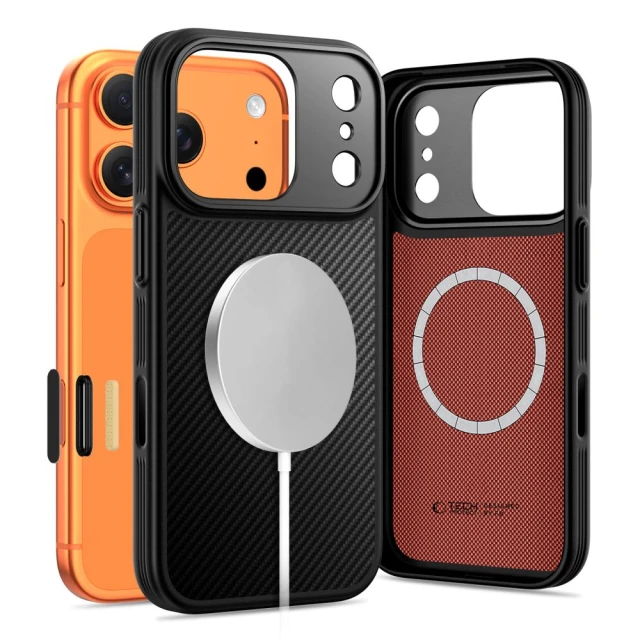 Чохол Tech-Protect Kevlar Aramid для iPhone 17 Pro Max Black with MagSafe (5906302334018)