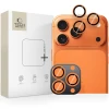 Защитное стекло Tech-Protect для камеры iPhone 17 Pro/Pro Max | 16 Pro/Pro Max | 15 Pro/Pro Max | 14 Pro/Pro Max CamRing Fit+ Cosmic Orange (590630233