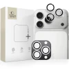 Защитное стекло Tech-Protect для камеры iPhone 17 Pro/Pro Max | 16 Pro/Pro Max | 15 Pro/Pro Max | 14 Pro/Pro Max CamRing Fit+ Silver (5906302334070)