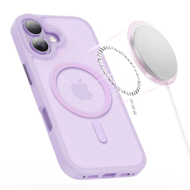 Чохол Tech-Protect MagMat для iPhone 17 Matte Lavender with MagSafe (5906302334117)