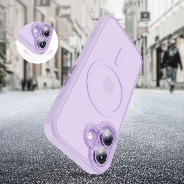 Чохол Tech-Protect MagMat для iPhone 17 Matte Lavender with MagSafe (5906302334117)