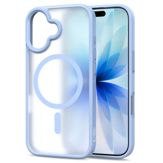 Чохол Tech-Protect MagMat для iPhone 17 Matte Mist Blue with MagSafe (5906302334124)