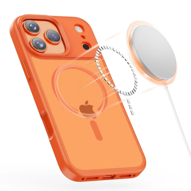 Чохол Tech-Protect MagMat для iPhone 17 Pro Matte Cosmic Orange with MagSafe (5906302334148)