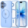 Чохол Tech-Protect MagMat для iPhone 17 Mist Blue Clear with MagSafe (5906302334209)