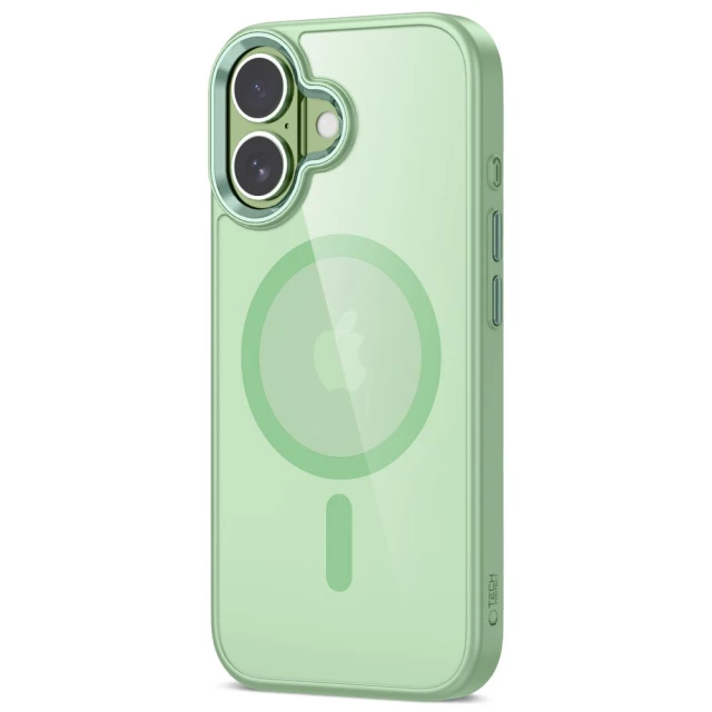 Чохол Tech-Protect MagMat для iPhone 17 Sage Clear with MagSafe (5906302334216)