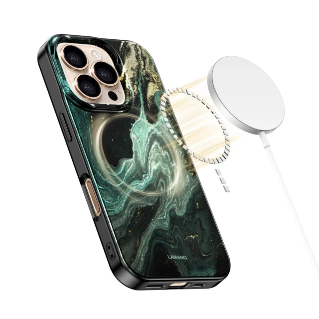Чехол Tech-Protect Lamano для iPhone 16 Pro Max Verde Aura with MagSafe (5906302334223)