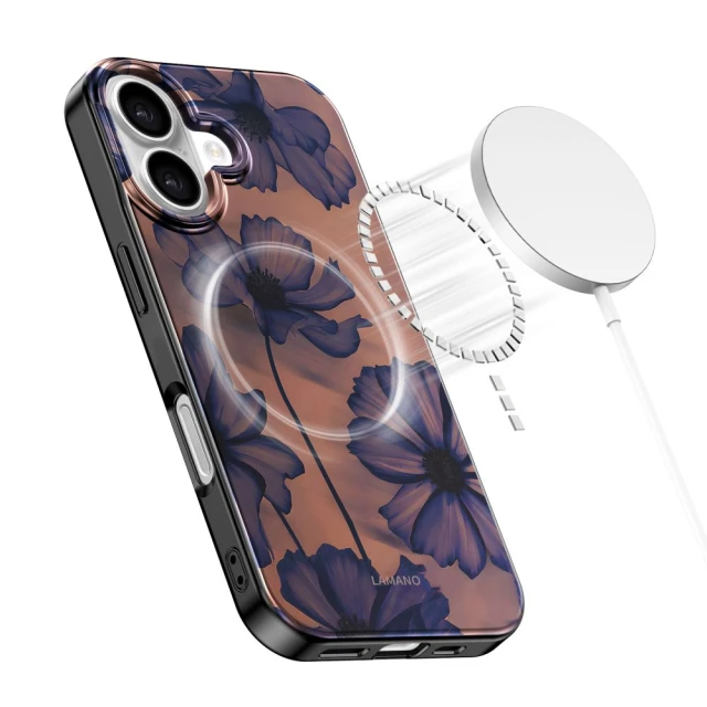 Чохол Tech-Protect Lamano для iPhone 16 Velvet Night with MagSafe (5906302334254)